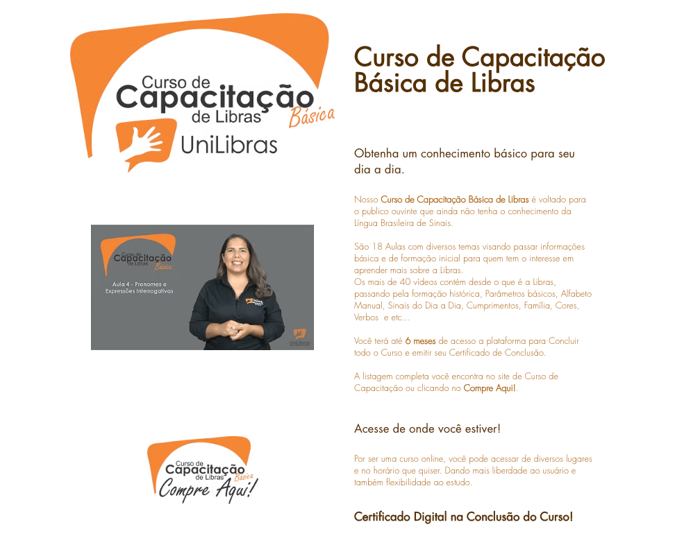 Atuação da UniLibras em formação e soluções corporativas